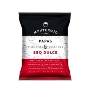 Papas naturales sabor Bbq dulce 25g / Monterojo