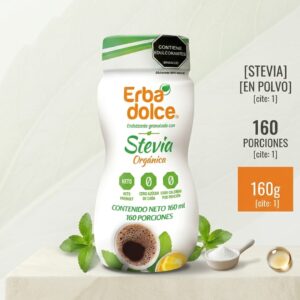 Stevia en polvo orgánico 160g