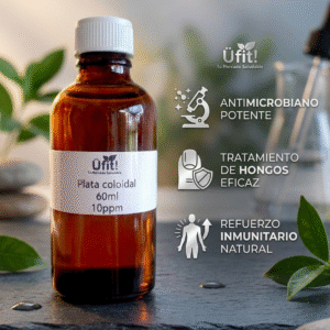 Plata Coloidal 60ml / Tapa / 10ppm / 99% pureza