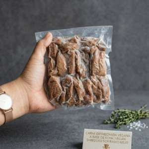 Carne desmechada vegana con proteína de soja sin gluten 250g