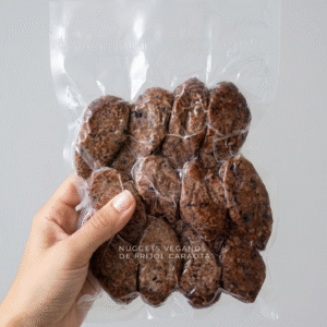 Nuggets veganos de frijol caraota/contiene gluten/ sin soja (12und) 250g